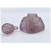 Image 6 : Natural Amethyst Hand Carved Perfume Bottle Certified