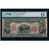 Image 1 : 1901 $10 Bison Legal Tender Note PMG 15