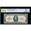 Image 1 : 1928 $100 Gold Certificate PCGS 30
