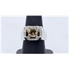 Image 7 : Men's Huge Sparkling 3.45 Ct Fire Moissanite Ring