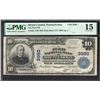 1902 $10 Mount Carmel PA National PMG 15