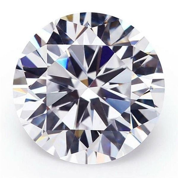 Huge Rare 11.5 Ct VVs1 Fire Moissanite Solitaire