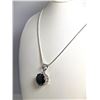 Image 4 : Huge Rare 19.5 Ct Lab Simulated Black Diamond 14 K Gold Plate Pendant