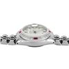 Image 6 : Rolex Ladies Stainless Steel Ruby And Diamond Bezel Date Watch
