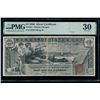 Image 1 : 1896 $1 Educational Silver Certificate PMG 30