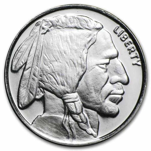 Silver Round 1oz Buffalo Coin