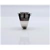 Image 7 : Men's 14 Kt White Gold Plate 5.75 Cttw. Lab Simulated Diamond Ring.