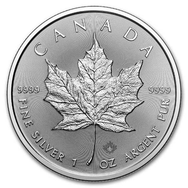 2025 Canada 1oz Maple Leaf BU Silver Coin