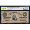 Image 1 : 1864 $50 T-66 Confederate PCGS 62PPQ