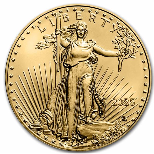 2025 American Gold Eagle 1/10oz Coin