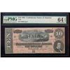 Image 1 : 1864 $10 T-68 Confederate PMG 64EPQ