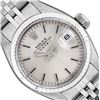Image 2 : Rolex Ladies Stainless Steel 14K Fluted Bezel Date Watch