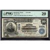 1902 $10 Hereford TX National PMG 20