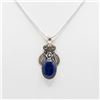 Natural 12.75 Ct Blue Lapis Lazuli Pendant