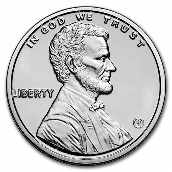 Silver Round 1oz Lincoln Penny Coin
