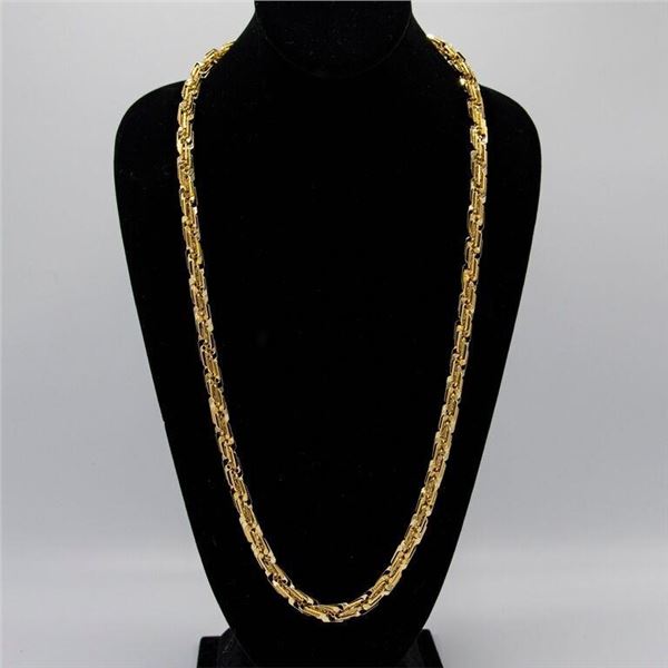Huge 101 Gram 14 Kt Gold Plated Rope Chain