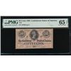 50 Cent 1863 T-63 Confederate PMG 65EPQ