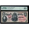 Image 1 : 1878 $5 Legal Tender Note PMG 63