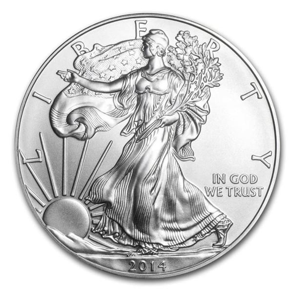 2014 American Silver Eagle 1oz BU Coin