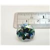 Image 6 : 10.63ct VVs1 Deep Emerald Green Moissanite Solitaire