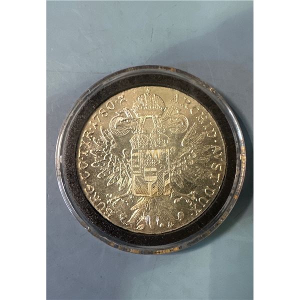 1780 Maria Theresa Thaler Silver Restrike Coin