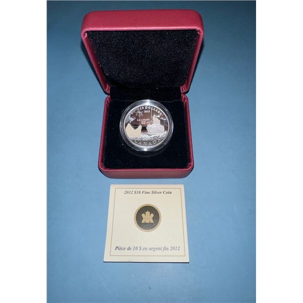 2012 Canada $10 Titanic Silver Coin