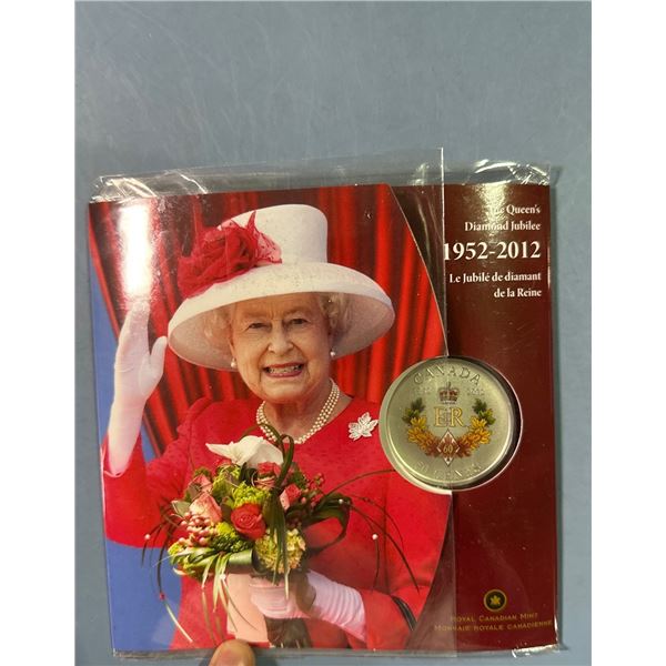 2012 Canada Diamond Jubilee 50 Cents Coin Set