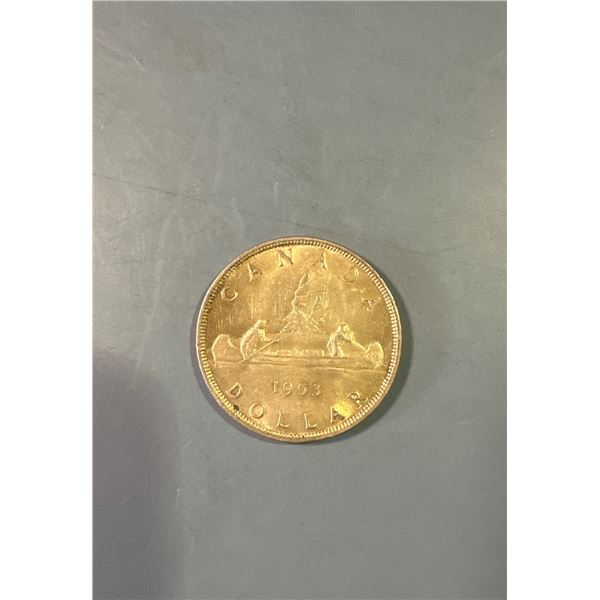 1953 Canada SF SWL Dollar Canada Coin