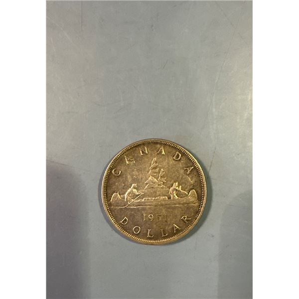 1951 Arn Prior Canada Silver Dollar Coin