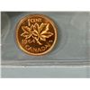 Image 2 : Canada 1964 1 Cent PL-64 Red Ultra Heavy Cameo