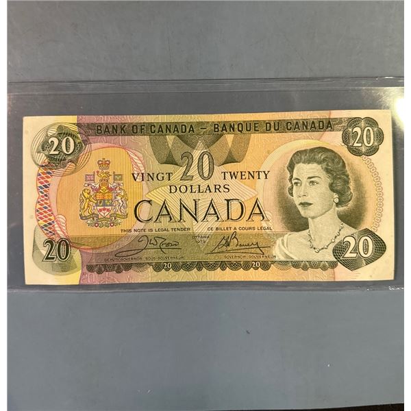 $20 Canada Banknote 1979