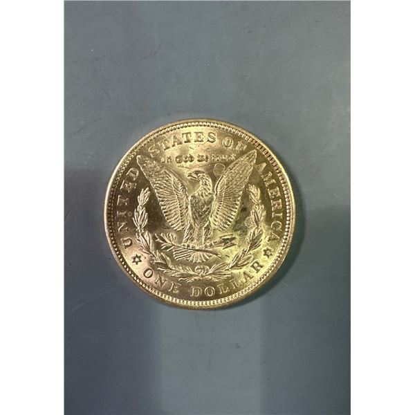 1921 MS 62 nice luster, Morgan silver dollar