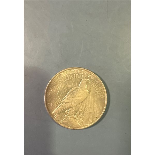 1922 silver peace dollar