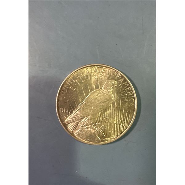 1922 MS 60 + Peace Dollar