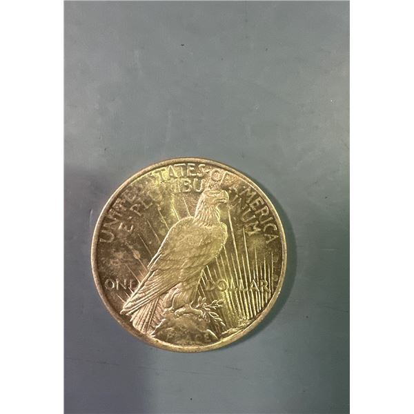 1922 MS 62+ Silver peace dollar