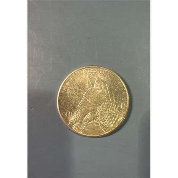 1925 MS 62 + Peace silver dollar