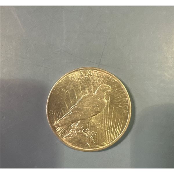 1924 MS 62 Peace silver dollar