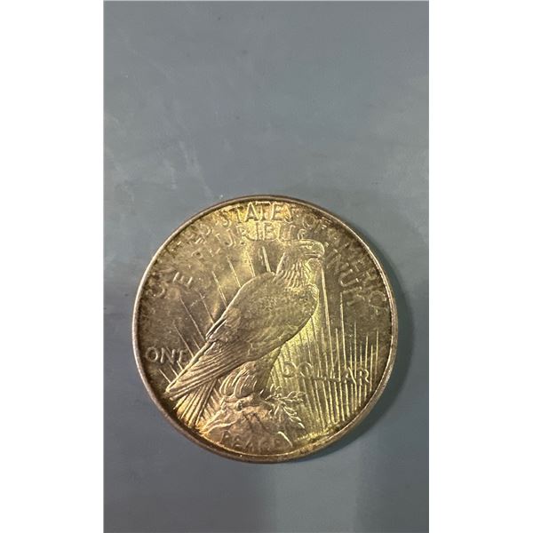 1922 Silver Peace Dollar Coin