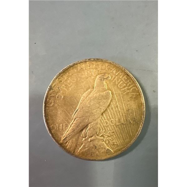 1922 Silver Peace Dollar Coin - Circulated