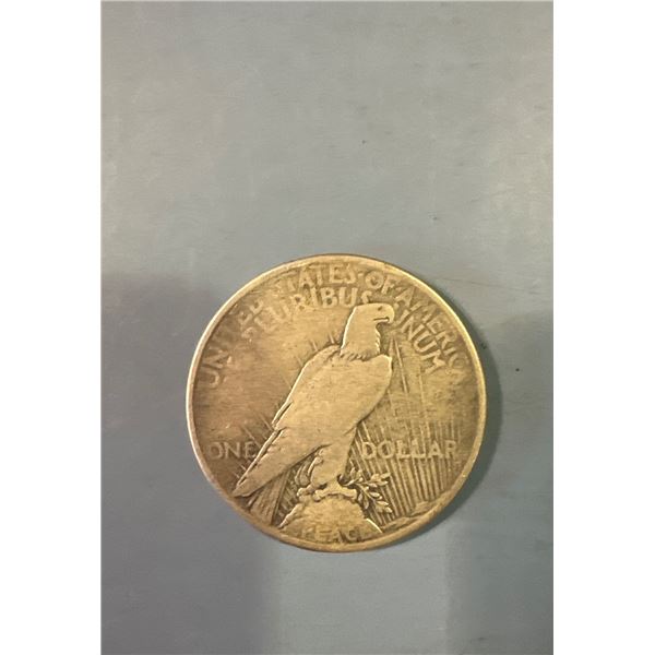 1922 Silver Peace Dollar Coin - Circulated