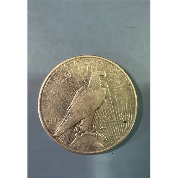1922 Silver Peace Dollar Coin Circulated