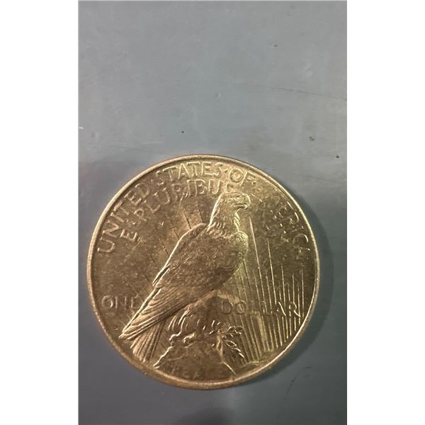 1922 D Silver Peace Dollar Coin