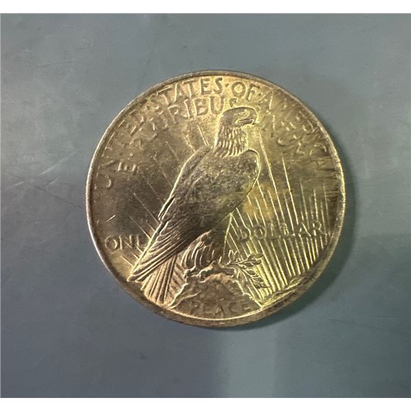 1923 Silver Peace Dollar Coin