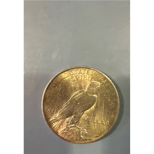1923 Silver Peace Dollar Coin