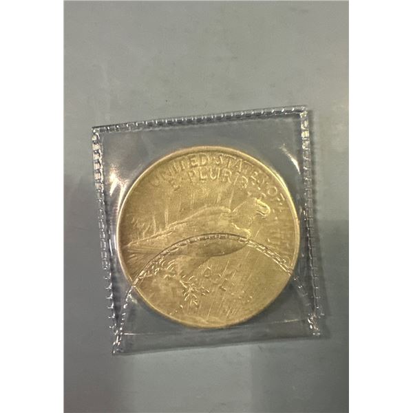 1923 Silver Peace Dollar Coin