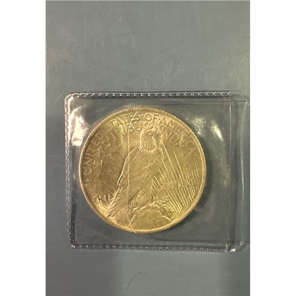 1923 Silver Peace Dollar Coin