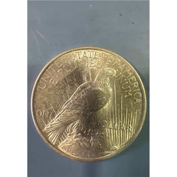 1923 Peace Silver Dollar MS 62 Coin