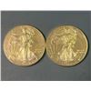 Lot of 2 - 2015 American Eagle 1oz Silver Dollars