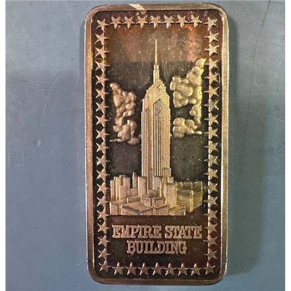 Empire State Building Wonders of America 1 OZ Silver Bar