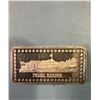 Image 1 : Wonders of America Pearl Harbour 1 Oz Silver Bar